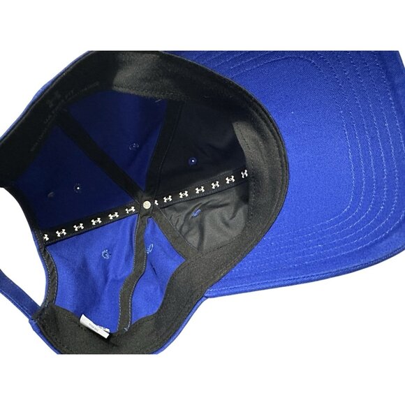 Under Armour UA Chicago Quick Drying Strapback Unisex Cap Blue Hat NEW - Picture 6 of 8
